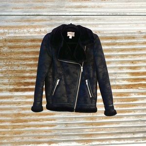 Black Zip- Up Jacket